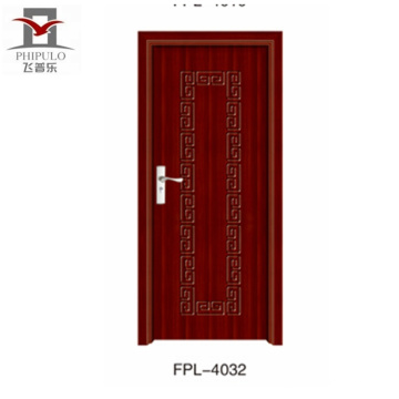 2018 for cheaper price wooden Interior Door PVC door